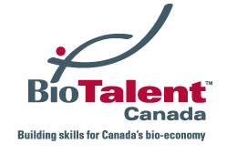 BioTalent Canada logo gray and red text